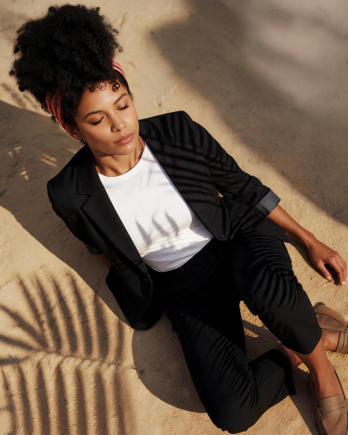 SuitLine — Women's Blazer and Cropped Trousers Set