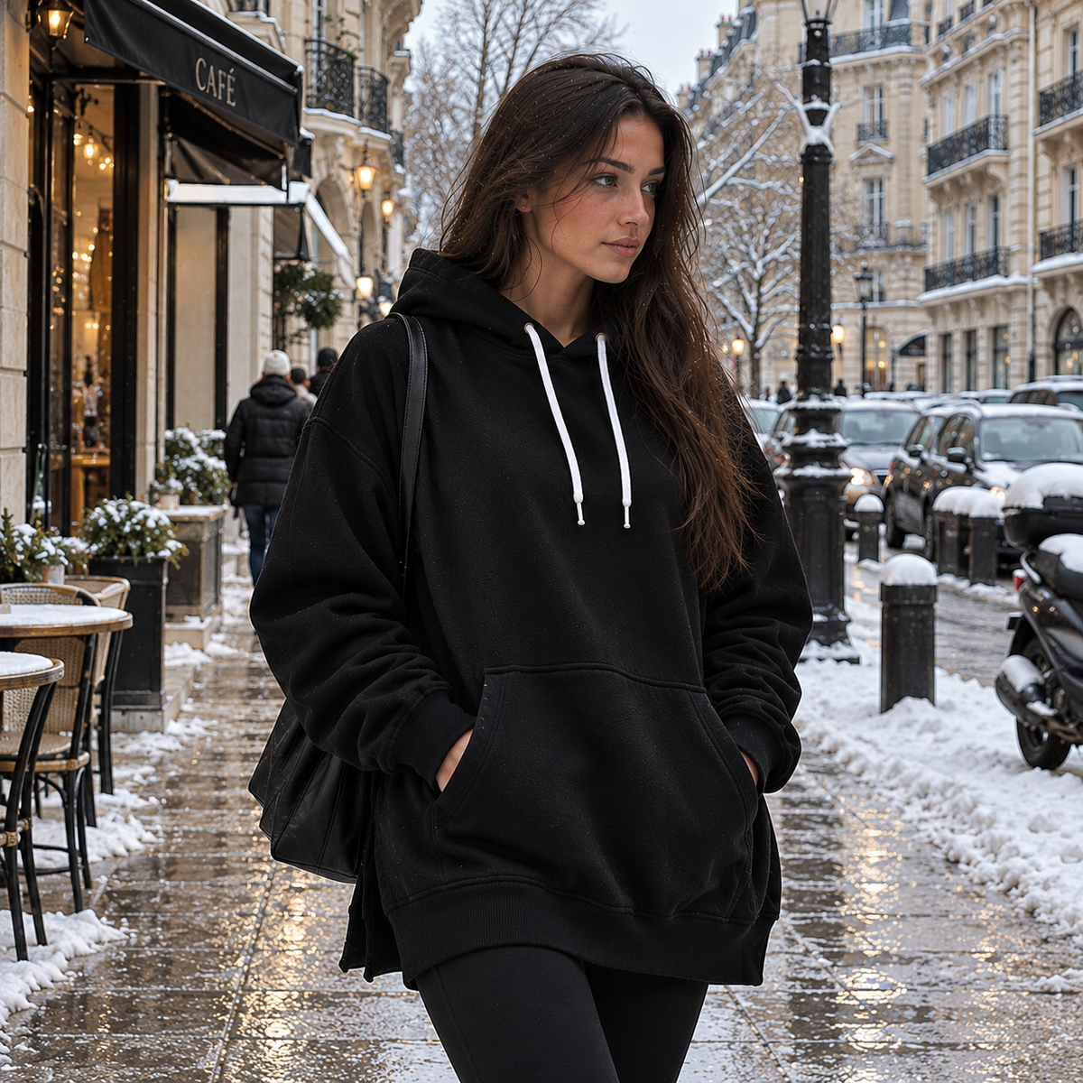 CloudHood™ Oversized Hoodie Dress