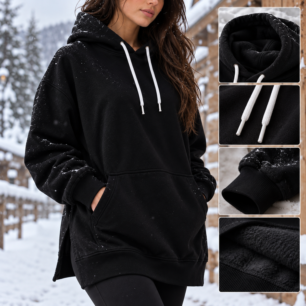 CloudHood™ Oversized Hoodie Dress
